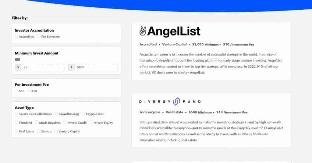 Alto Investment Platform