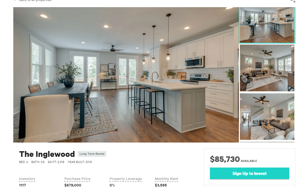 Arrived homes investment property