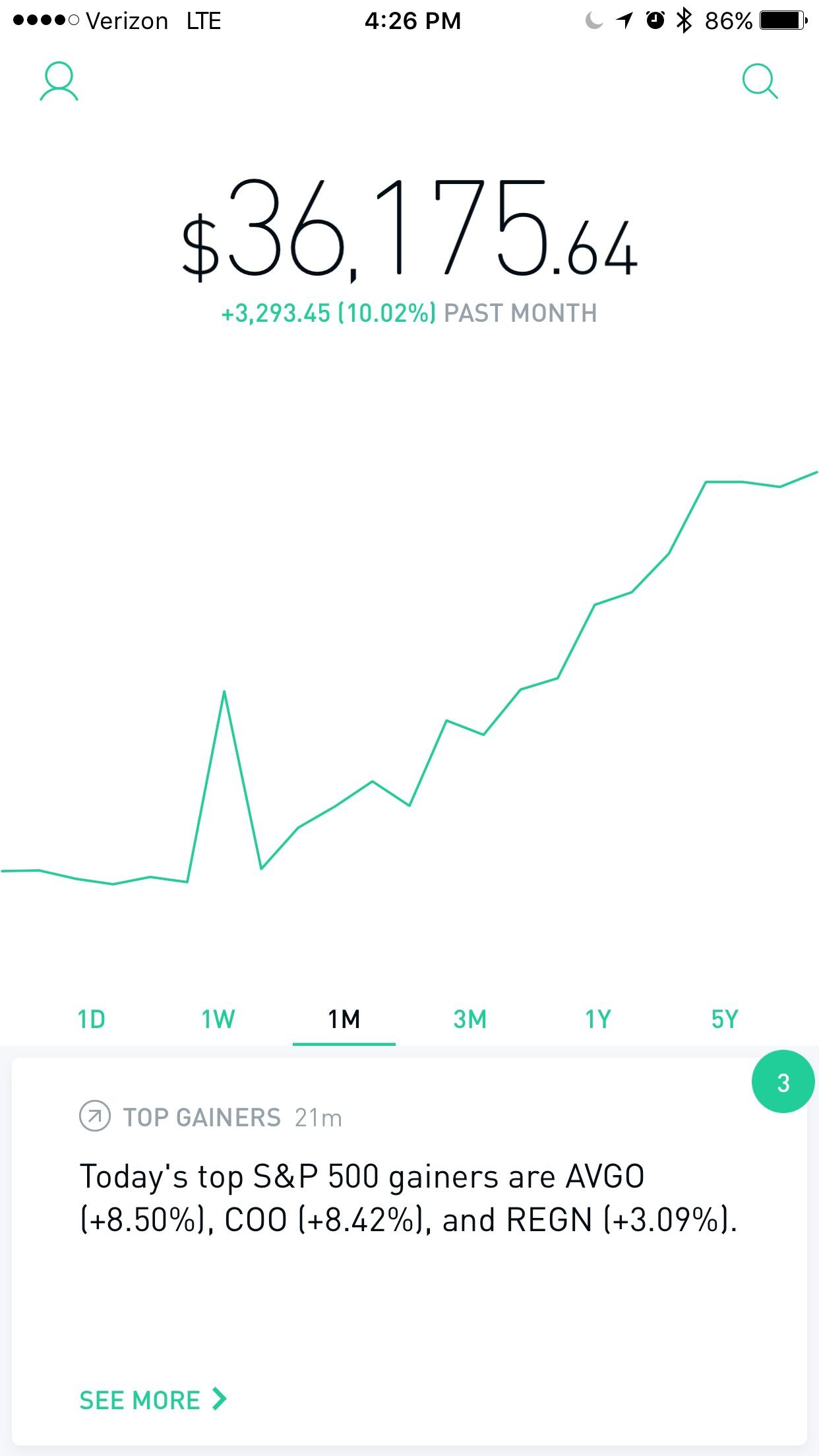 Robinhood mobile app